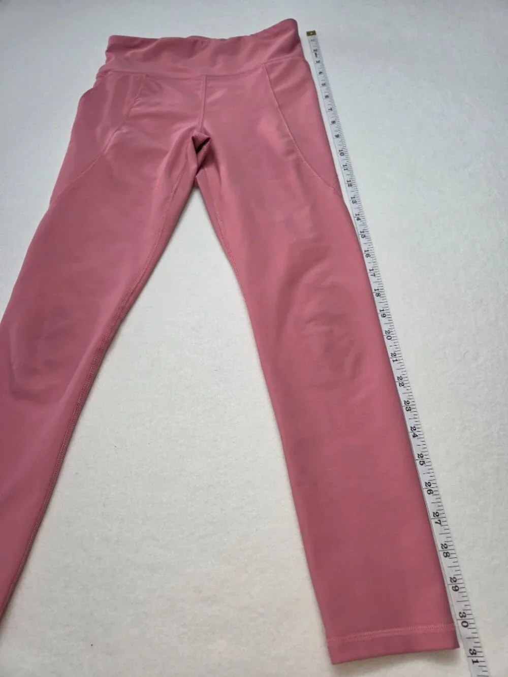 Old Navy Leggings Active Powersoft Pink High Rise Go-Dry Girls Size L (10-12)